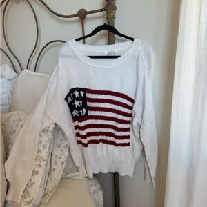 American flag sweater